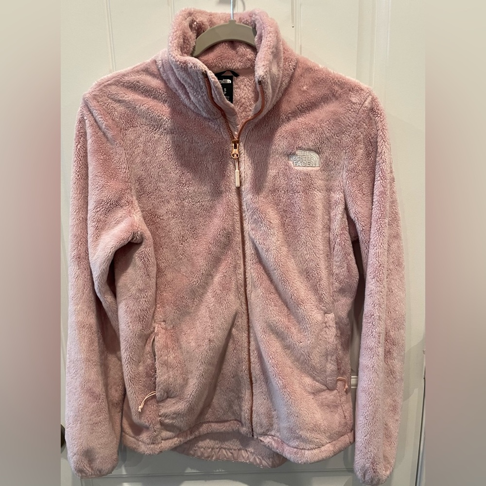 Women’s Pink Northface fleece zip up